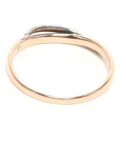 美品 Samantha Tiara リング 指輪 K10 SV950 ダイヤ 0.01ct レディース SIZE 11号 サマンサティアラ