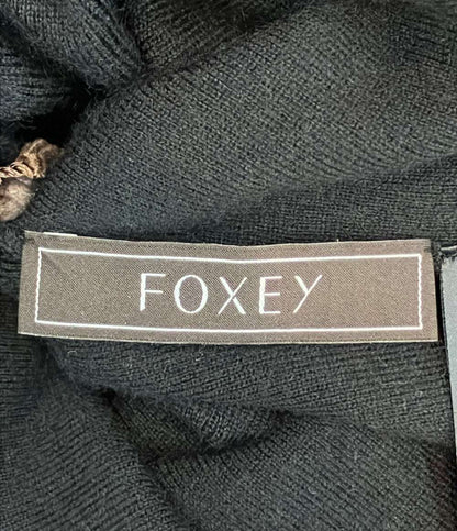 美品 FOXEY 長袖 ニット カーディガン アンサンブル 43215-KAW00602TM レディース SIZE 38 (S) フォクシー