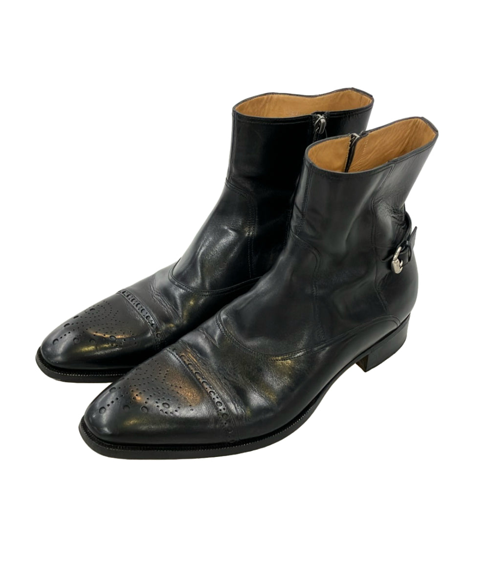 GUCCI ショートブーツ サイドジップ メンズ SIZE 8 グッチ
