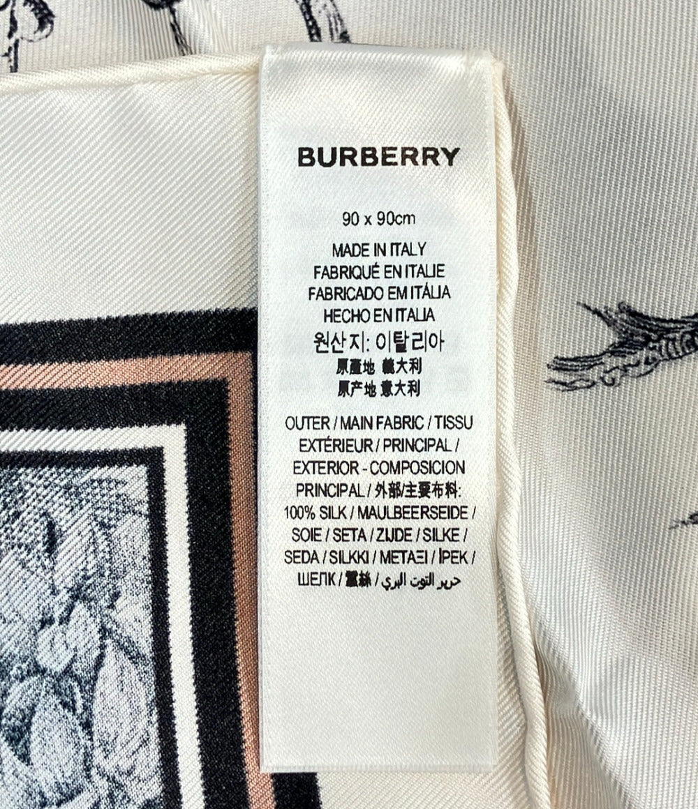 BURBERRY ストール シルク100% 鹿柄 8041738 レディース バーバリー
