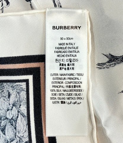 BURBERRY ストール シルク100% 鹿柄 8041738 レディース バーバリー