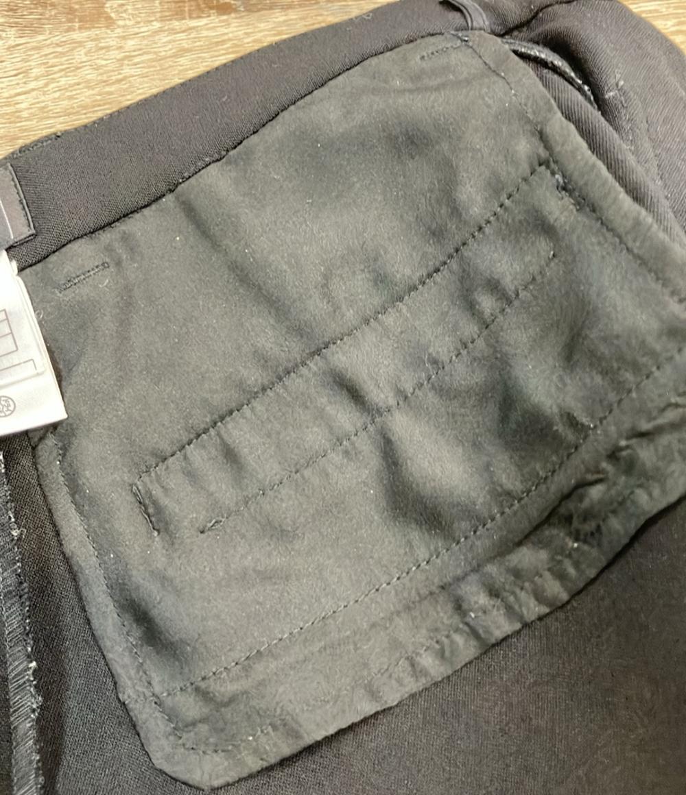 CHANEL パンツ ブラック キルティング ポケット P24279W03390