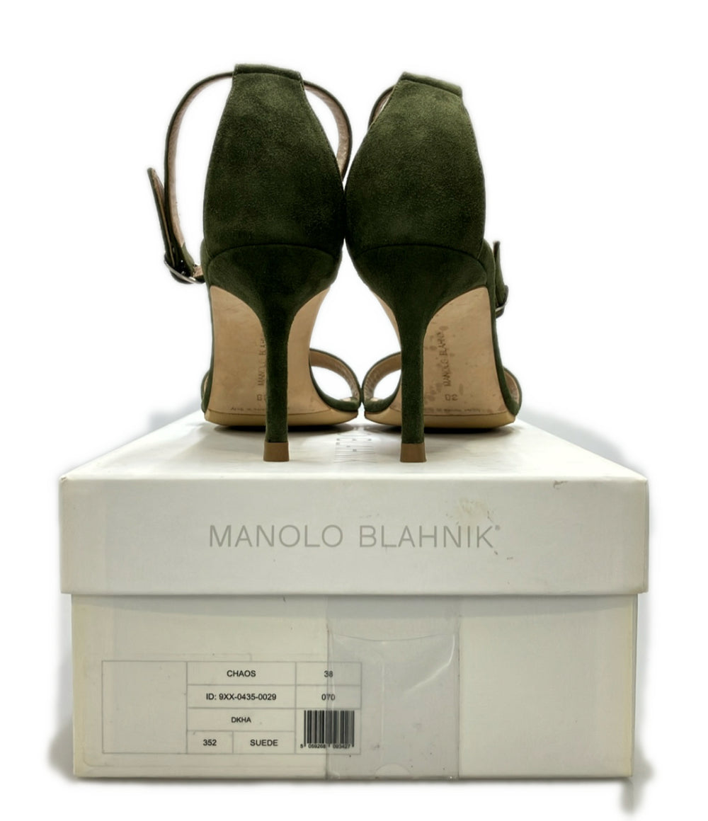 MANOLO BLAHNIK アンクルストラップサンダル レディース SIZE 38 (L) マノロブラニク
