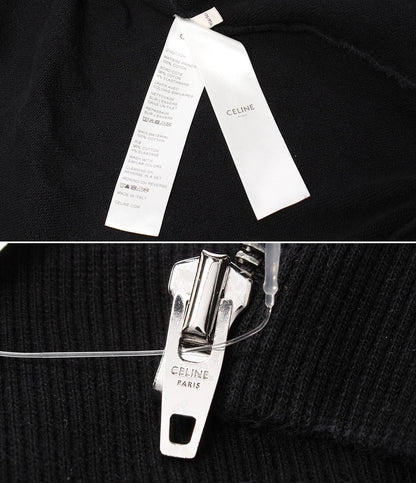 CELINE ジップアップパーカー ルーズジップフーディー 2Y497052H メンズ SIZE L セリーヌ