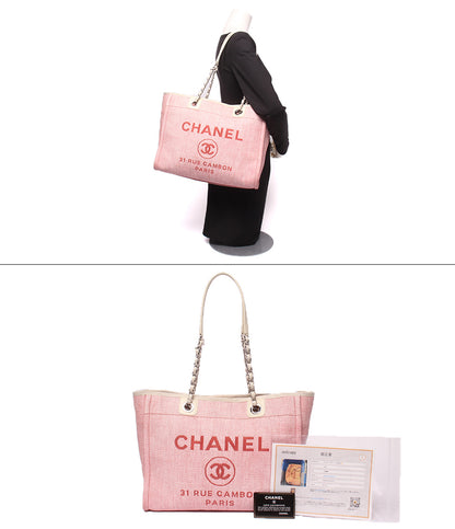 CHANEL トートバッグ ショルダーバッグ 肩掛け シルバー金具 18番台 レディース シャネル