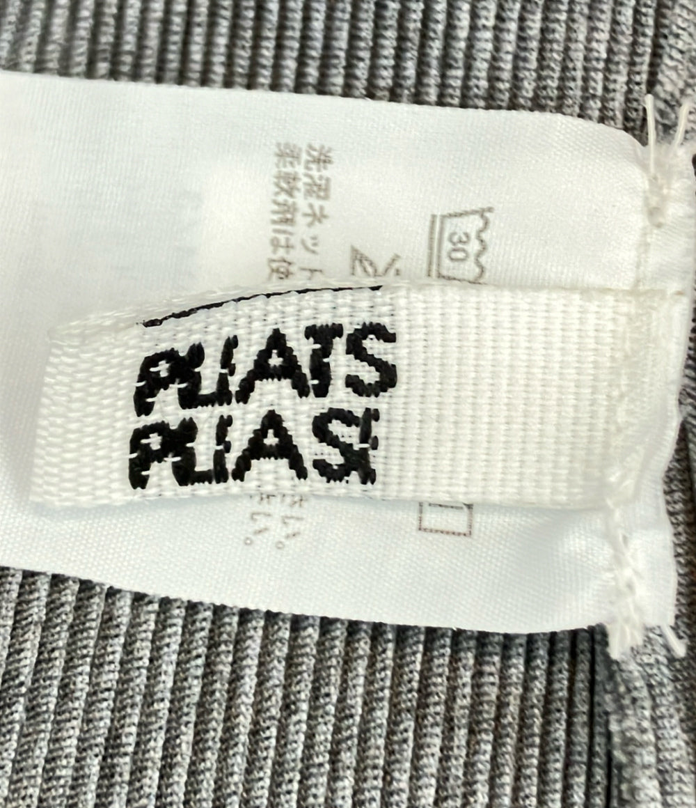 PLEATS PLEASE 半袖Tシャツ カットソー ライトグレー MIST BASICS モード PP15FK104 レディース SIZE 3 (L) プリーツプリーズ