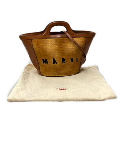 MARNI 2WAYハンドバッグ ショルダーバッグ 斜め掛け ロゴ レディース マルニ