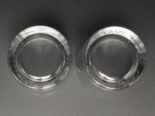 美品 ティファニー グラス タンブラー 2点セット ペア スウィング TIFFANY&Co.