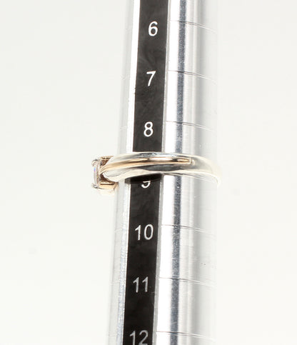 美品 VENDOME リング 指輪 K10 SV925 CZ レディース SIZE 9号 ヴァンドーム