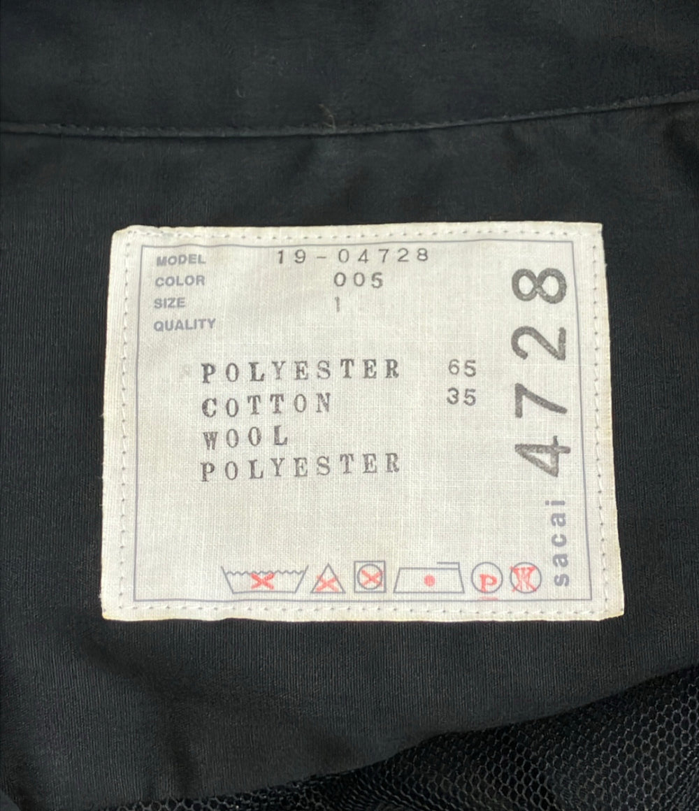 Sacai ドッキング ビスチェ シャツワンピース 19-04728 レディース SIZE 1 サカイ