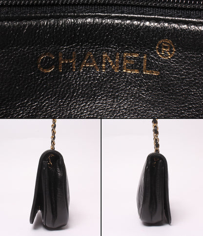 CHANEL チェーンショルダーバッグ ラムスキン ゴールド金具 肩掛け レディース シャネル