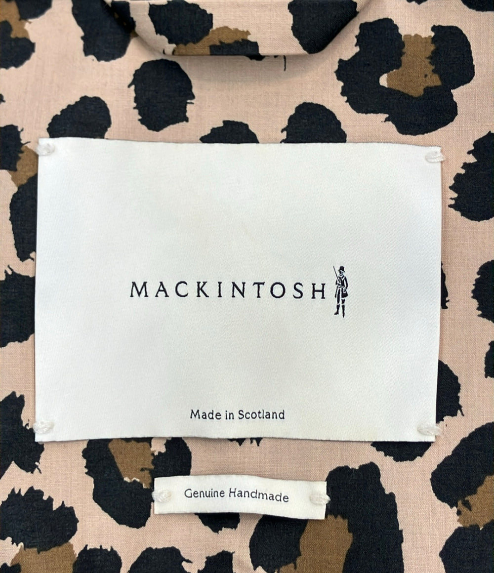 Mackintosh ポンチョ コート 裏レオパード柄 レディース SIZE 38 マッキントッシュ