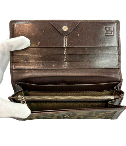 訳あり フェンディ 長財布 ズッカ メンズ FENDI