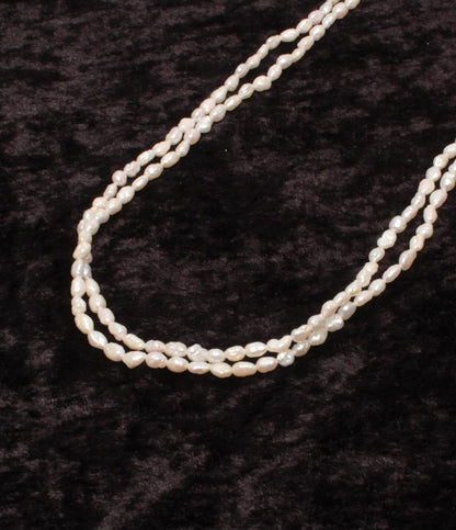 ロングネックレス SV 淡水パール レディース