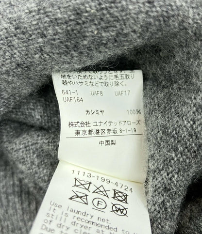 美品 ユナイテッドアローズ カシミヤクルーネックニットセーター メンズ SIZE M UNITED ARROWS