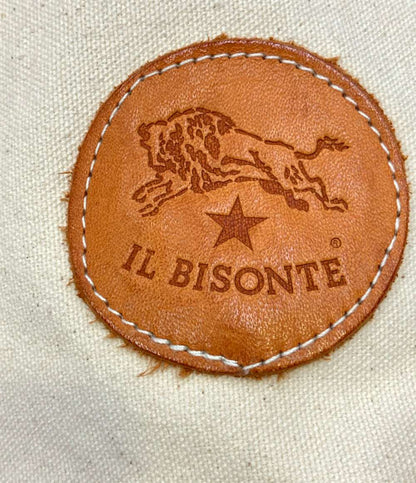 IL BISONTE 2way トートバッグ ショルダーバッグ 肩掛け ロゴ メンズ レディース イルビゾンテ