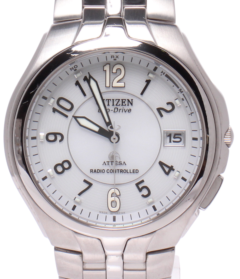 CITIZEN 腕時計 アテッサ ソーラー電波 ホワイト H410-T007627 メンズ シチズン
