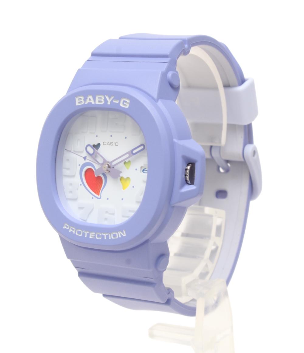 美品 カシオ 腕時計 PLAYFUL HEARTS Baby-G クオーツ ホワイト BGA-10 レディース CASIO