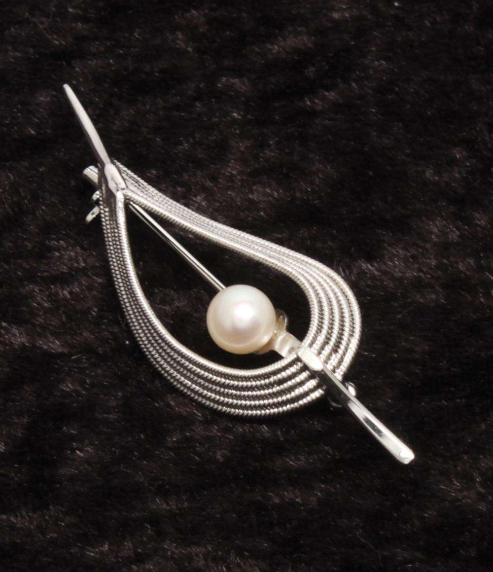 ミキモト ブローチ SV レディース MIKIMOTO