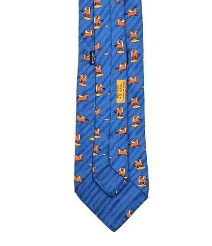 HERMES ネクタイ シルク100% メンズ エルメス