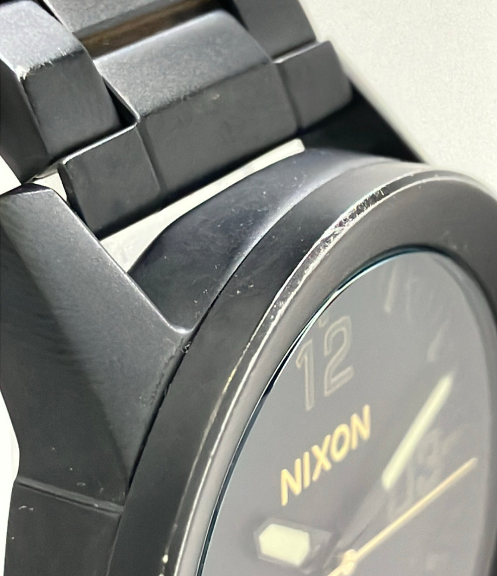 NIXON 腕時計 クオーツ ブラック メンズ ニクソン