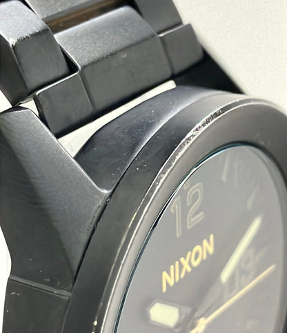 NIXON 腕時計 クオーツ ブラック メンズ ニクソン