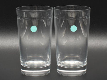 ティファニー グラス タンブラー 2点セット ペア スウィング HB TIFFANY&Co.