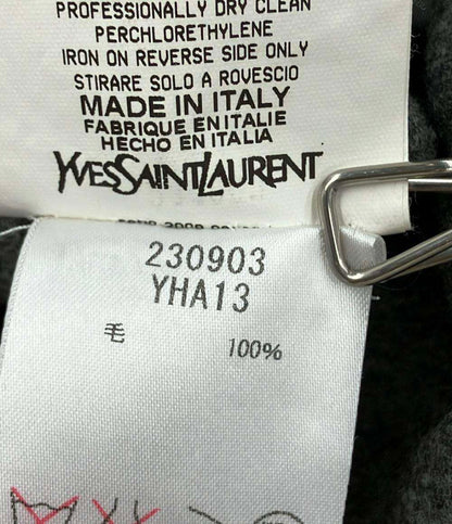 美品 イヴ・サンローラン 膝丈スカート レディース YVES SAINT LAURENT