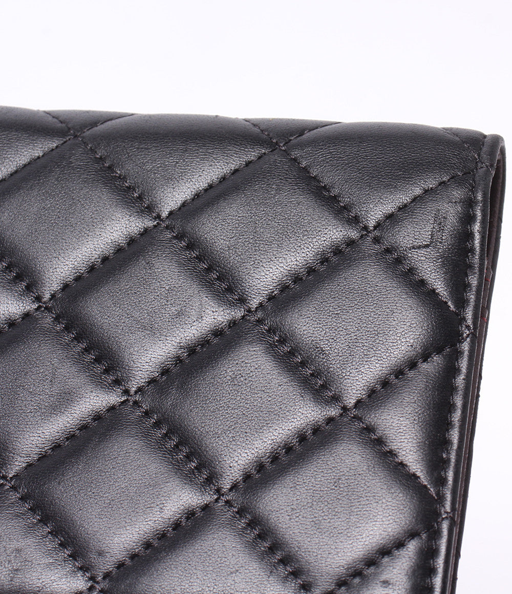 CHANEL 手帳カバー シルバー金具 16番台 マトラッセ レディース シャネル