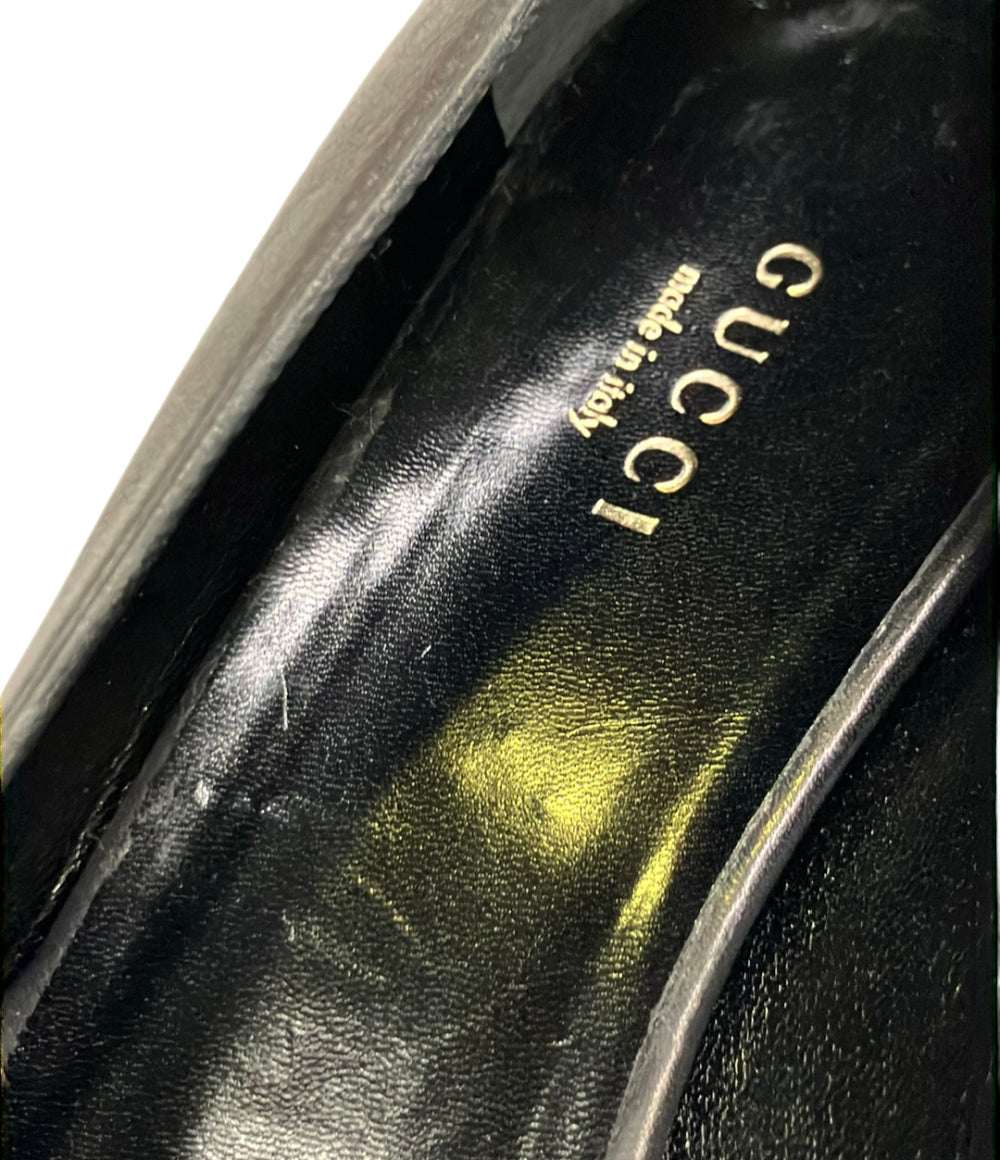 GUCCI オープントゥパンプス ホースビット 264964 レディース SIZE 37 (23.5cm) グッチ