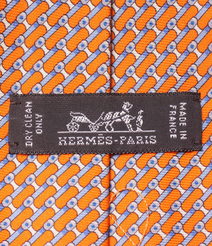 HERMES ネクタイ シルク100% メンズ エルメス