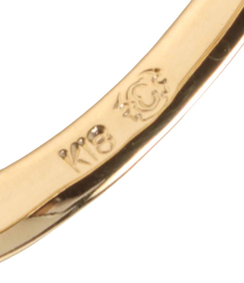 美品 シャリテ リング 指輪 K18 ペリドット レディース CHARITE