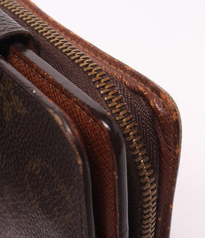 LOUIS VUITTON 二つ折り財布 コンパクト ジップ モノグラム M61667 レディース メンズ ルイ・ヴィトン