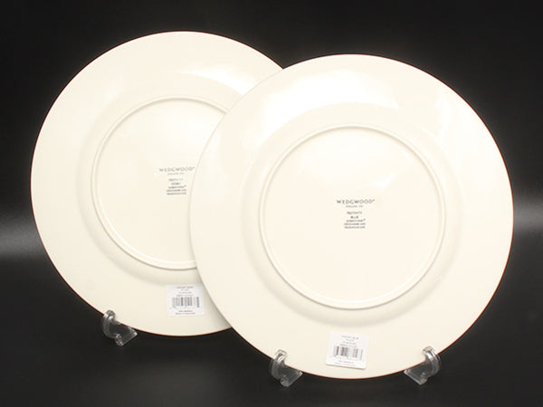 美品 WEDGWOOD プレート 大皿 2点セット 27cm フェスティビティ アイボリー ブルー ウエッジウッド