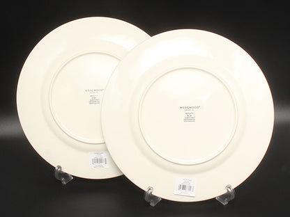 美品 WEDGWOOD プレート 大皿 2点セット 27cm フェスティビティ アイボリー ブルー ウエッジウッド