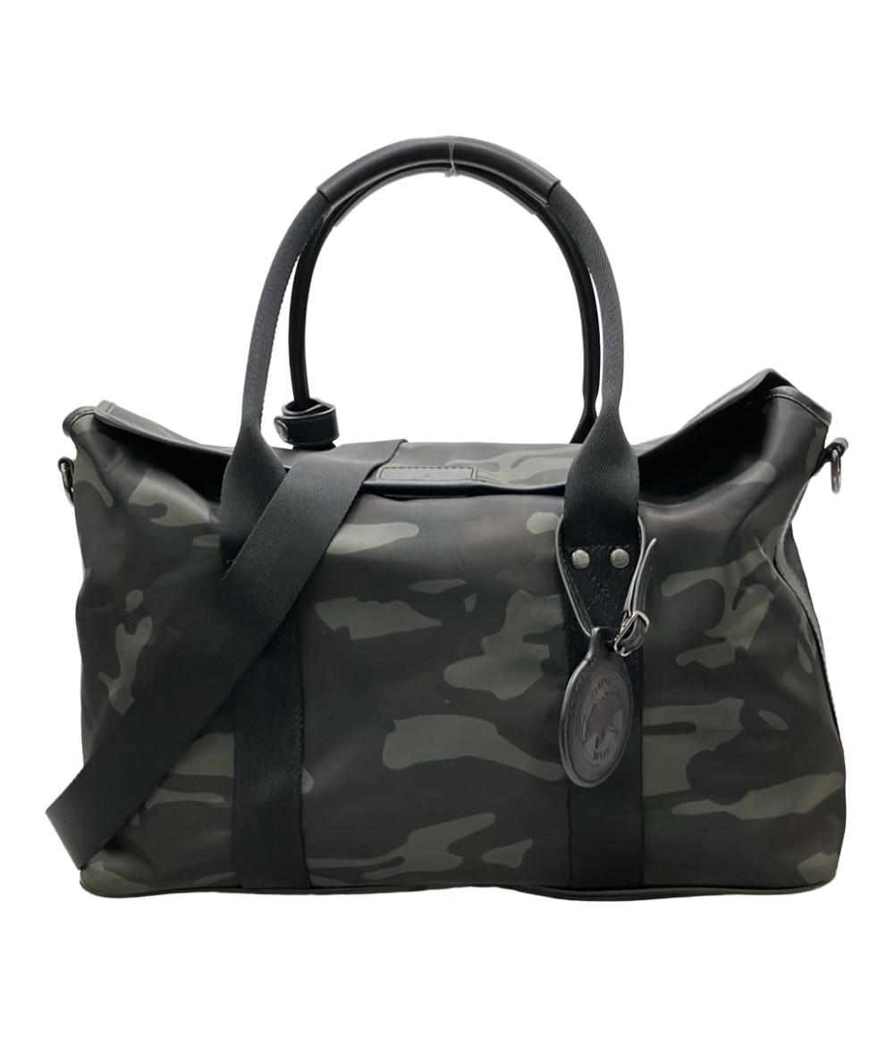 ハンティングワールド 2WAY ボストンバッグ ショルダーバッグ 斜め掛け カモフラージュ メンズ HUNTING WORLD