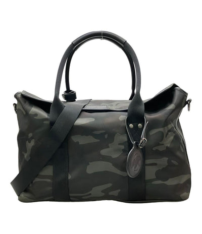 ハンティングワールド 2WAY ボストンバッグ ショルダーバッグ 斜め掛け カモフラージュ メンズ HUNTING WORLD