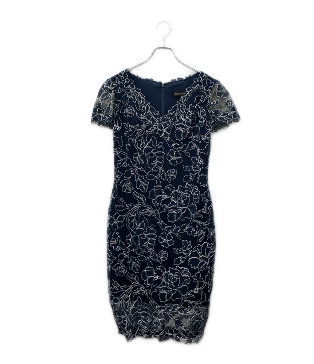 TADASHI SHOJI 半袖 刺繍ワンピース レディース SIZE 2 タダシショージ