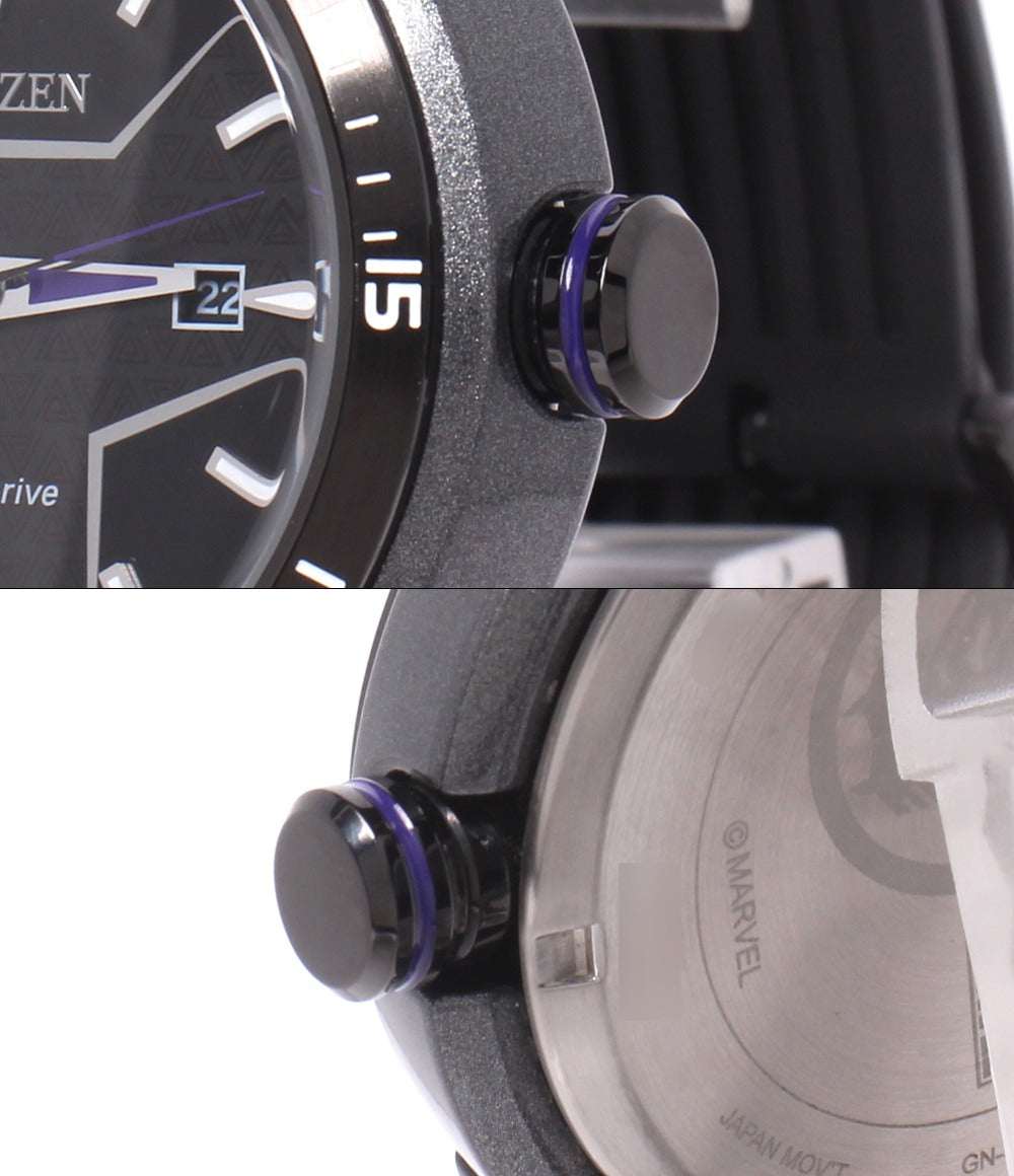 CITIZEN 腕時計 マーベル ブラックパンサー ソーラー ブラック AW1615-05W メンズ シチズン
