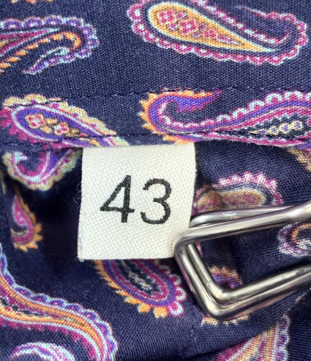 ETRO 長袖シャツ ペイズリー柄 1K526  5771 メンズ SIZE 43 (XXL) エトロ