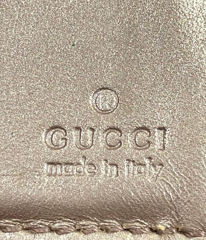 グッチ 二つ折り長財布 マイクログッチシマ 203550・2149 レディース GUCCI