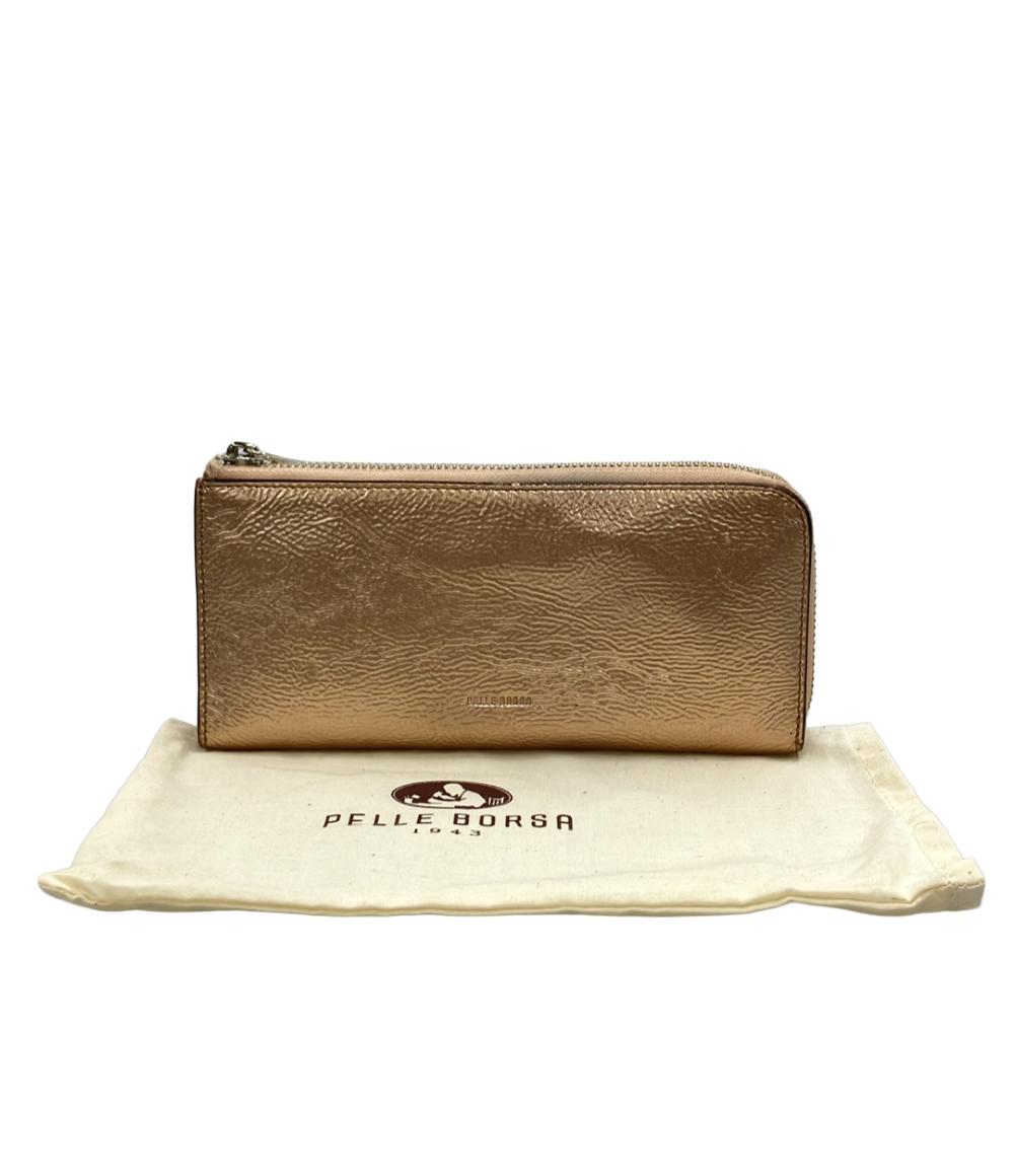 PELLE BORSA L字ファスナー長財布 レディース ペレボルサ