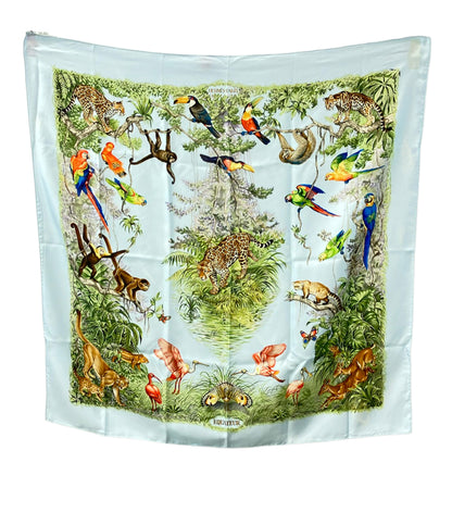HERMES スカーフ シルク100％ EQUATEUR 赤道直下 レディース エルメス
