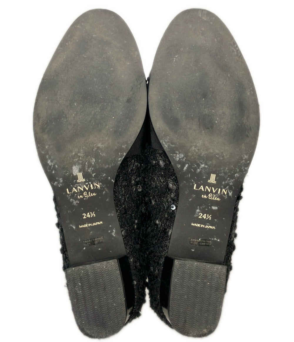 LANVIN en Bleu オペラシューズ 2457 レディース SIZE 24 1/2 ランバンオンブルー