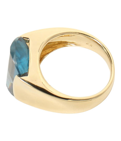 リング 指輪 K18 ブルートパーズ レディース SIZE 12号