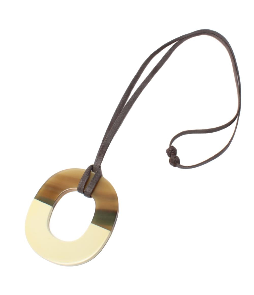 HERMES ネックレス イムス バッファローホーン レディース エルメス