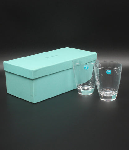 美品 Tiffany & Co. グラス タンブラー 2点セット ペア グラマシーDOF ティファニー
