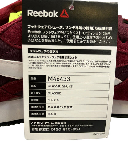 美品 Reebok ローカットスニーカー クラシック スポーツ M46433 メンズ SIZE 27.0 リーボック