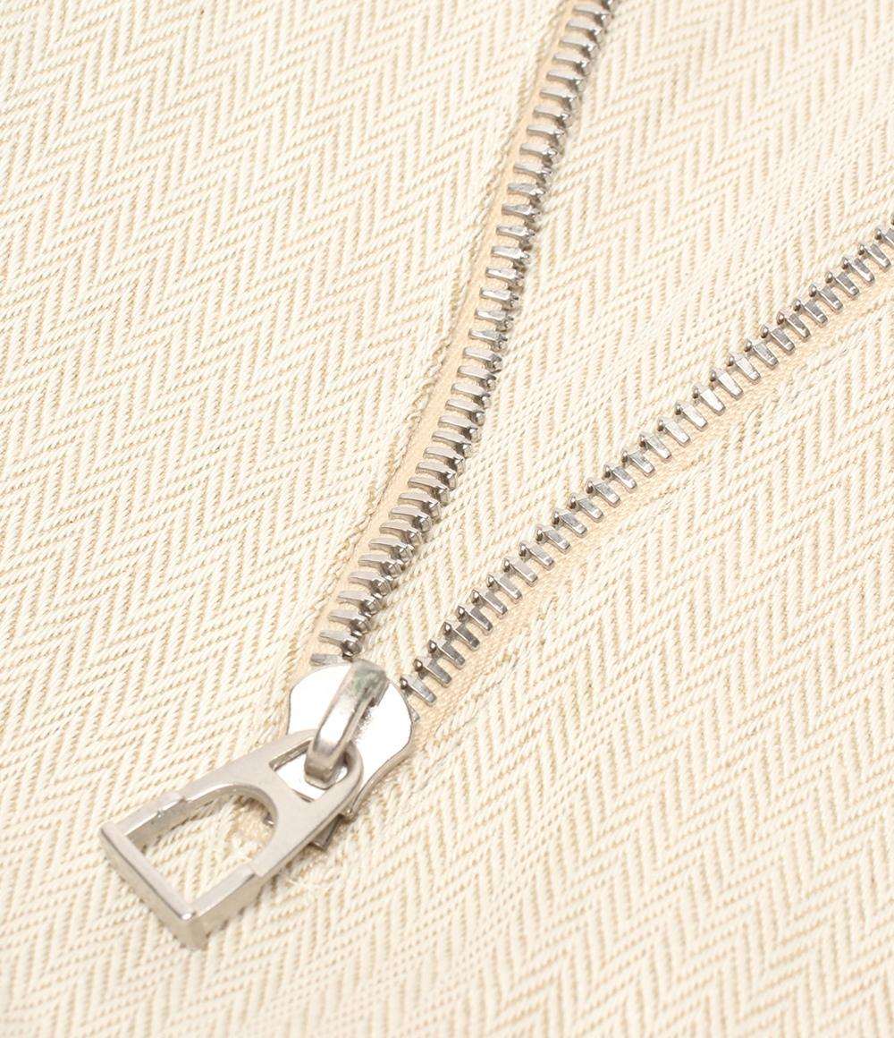 美品 HERMES ショルダーバッグ 斜め掛け ボディバッグ シルバー金具 トワルシェブロン キャバリエ レディース メンズ エルメス