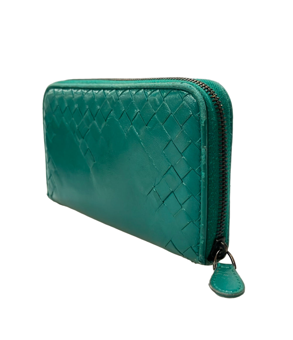 BOTTEGA VENETA ラウンドファスナー長財布 イントレチャート 114076 レディース ボッテガ・ヴェネタ